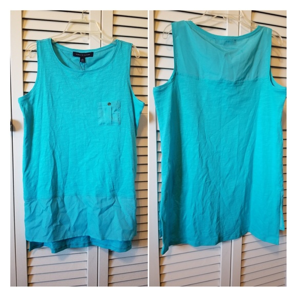 Tommy Hilfiger Blue Hawaii Top - Picture 4 of 6